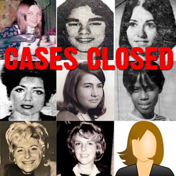 Cold Cases Closed with assistance from Peter Vronsky and Jennifer Weiss